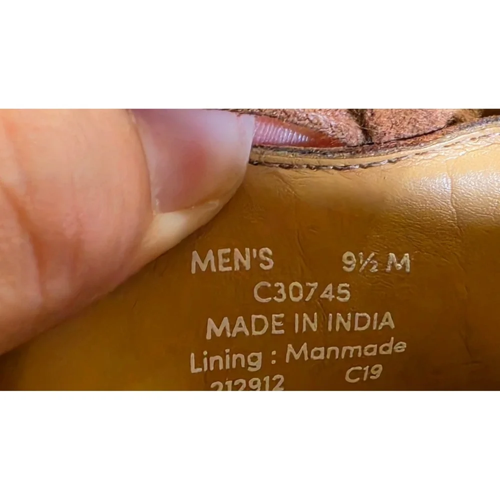 Cole Haan Sneakers Mens 9.5 Brown‎ Leather Grand Crosscourt II Low Top C30745